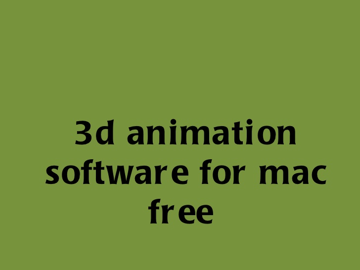 3d Animation Software For Ipad Free